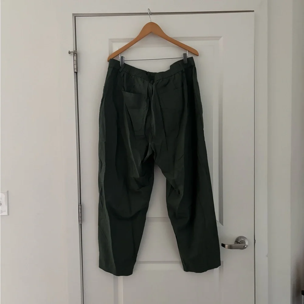 NWT Lintico Simple Button Fly Pants Heidi Linen Lagenlook - Picture 9 of 10